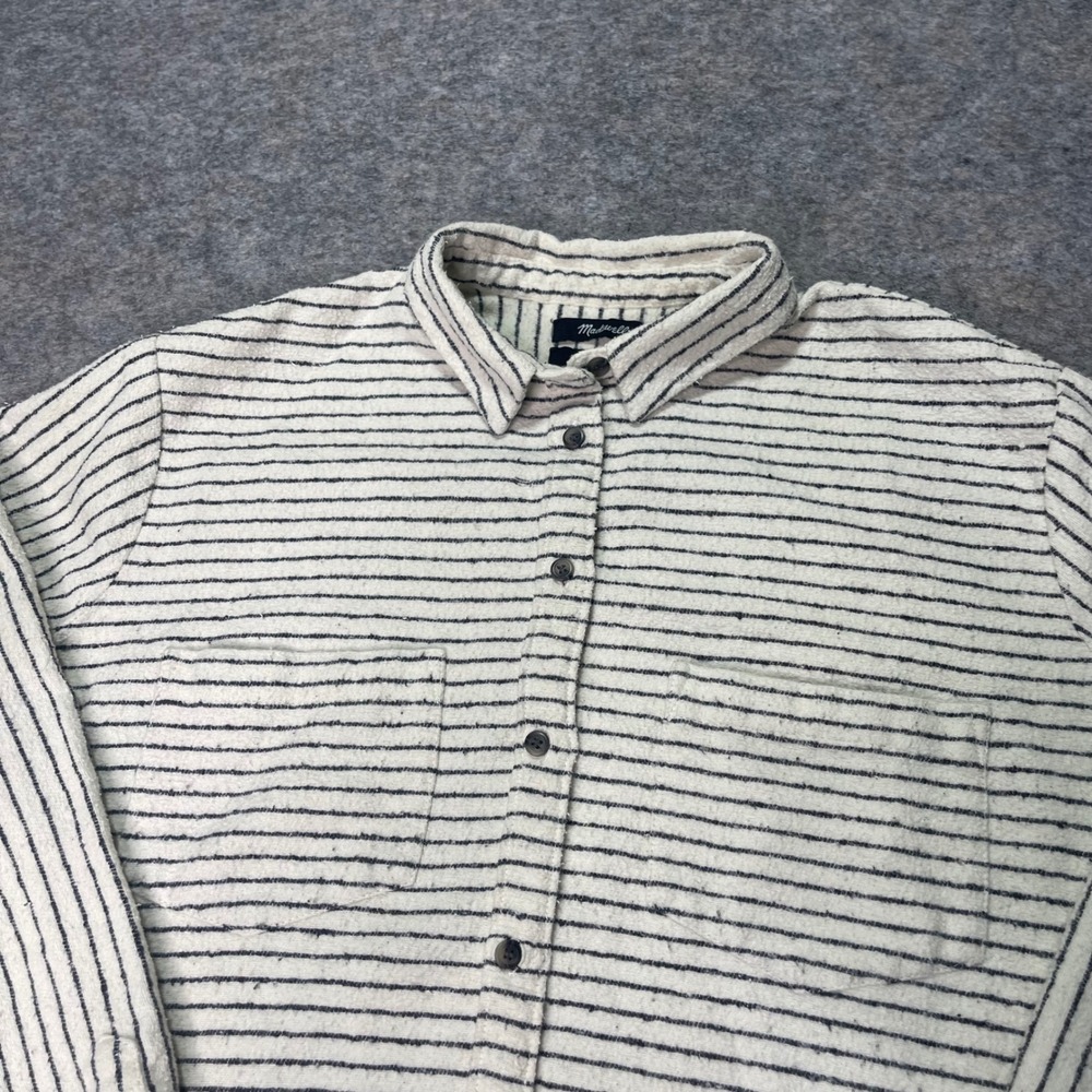 Madewell Womens Oversized Striped Button-Up‎ Shirt - Small